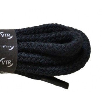 Obrázok pre VTR šnúrky bavlnené okrúhle hrubé čierne 