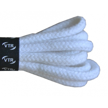 Obrázok pre VTR šnúrky bavlnené okrúhle hrubé biele 