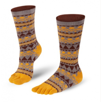 Obrázok pre KNITIDO ponožky Biwa Cotton grau/gelb 