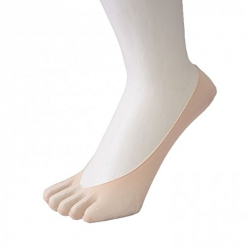 Obrázok pre TOETOE Legwear Plain Nylon Toe Foot cover - Beige 35-42