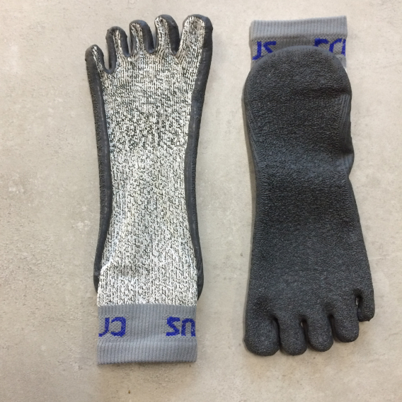Obrázok pre CRUS barefoot EVO šedá/modrá L (EU 42-45)