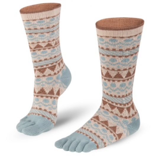 Obrázok pre KNITIDO ponožky Biwa Cotton beige/hellblau 