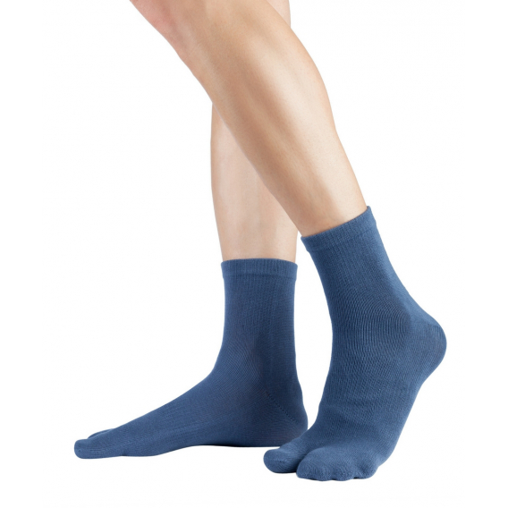 Obrázok pre KNITIDO ponožky Tabi Quarter Dull Blue